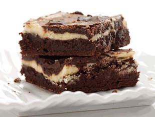 Dark Chocolate Chevre Brownies