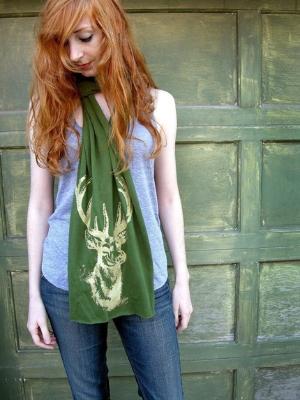 Deer Print Scarf