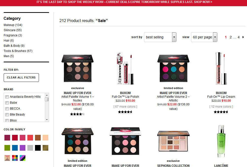 Sephora Stock Issue | Brand Experience Project