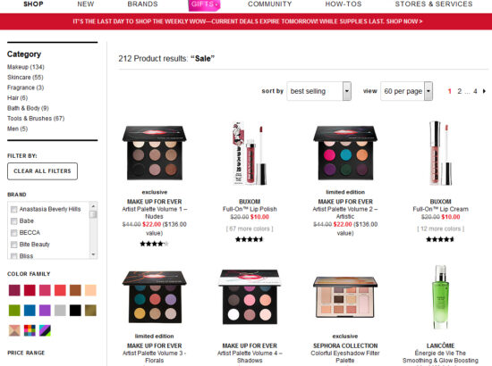 Sephora Stock Issue | Brand Experience Project
