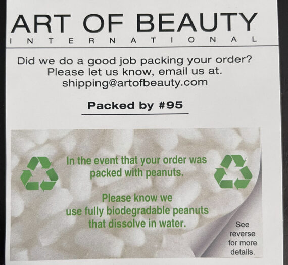 Art of Beauty Packaging Insert | Brand Experience Project