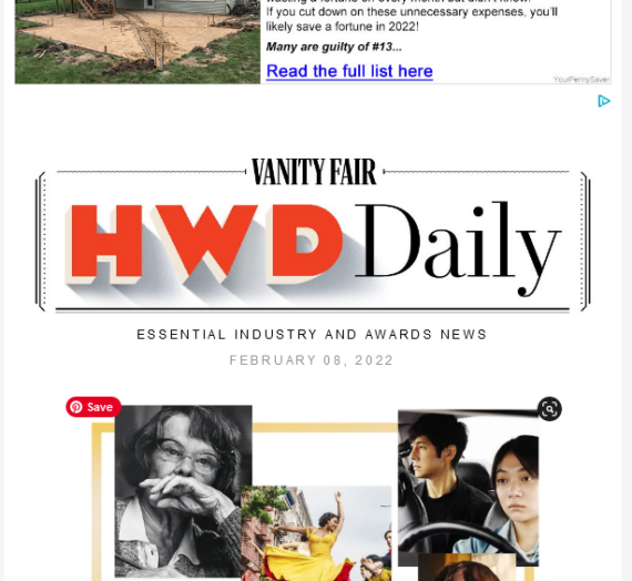 Vanity Fair Email with Unfortunate Ads | Brand Experience Project